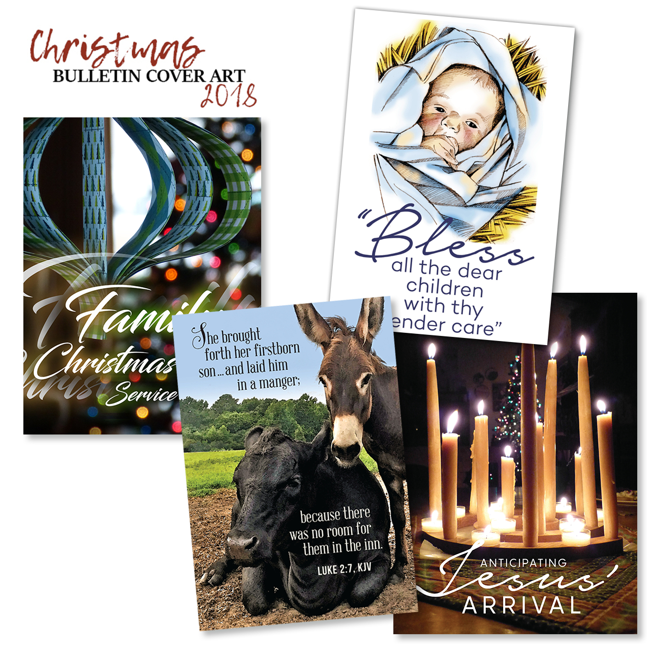 Christmas Bulletin Cover Art Collection 3 pertaining to Free Printable Christmas Church Bulletin Covers