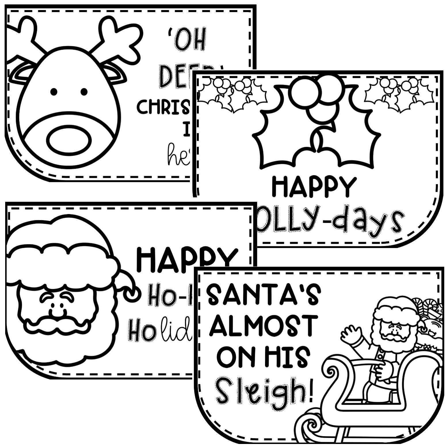 Christmas Card Templates - Top Teacher within Christmas Card Worksheets Printable