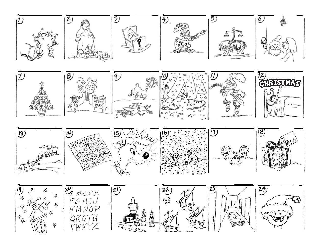 Christmas Carol Puzzles – The Button-Down Mind intended for Christmas Carol Games Printable With Answers