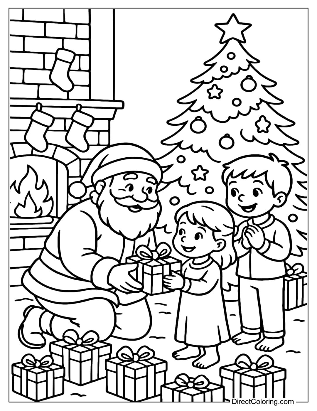 Christmas Coloring Pages - Free Pdf To Download And Print for Christmas Coloring Pages Printable