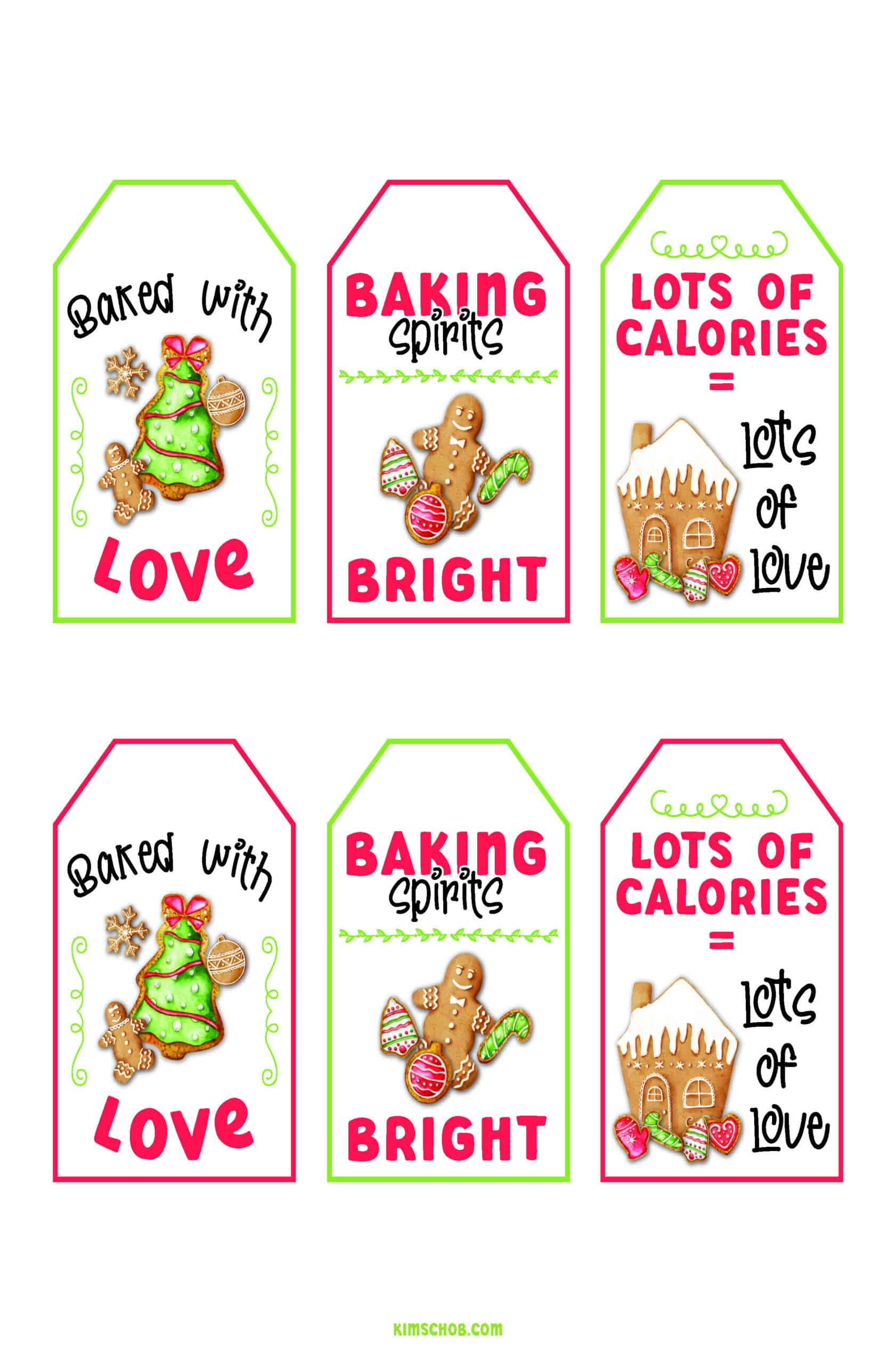 Christmas Cookie Exchange Printable Party Pack - Kim Schob with regard to Cookie Exchange Labels Printable