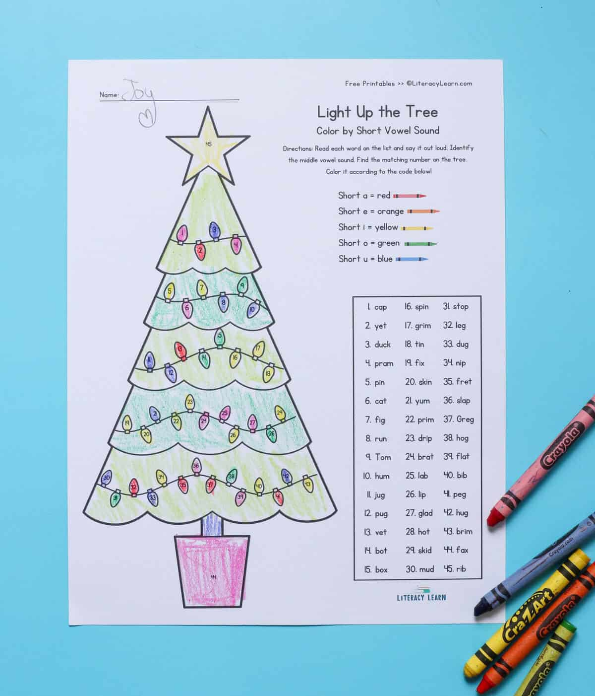 Christmas Cvc Worksheets For Kindergarten - Free Printables in Kindergarten Christmas Cvc Worksheets
