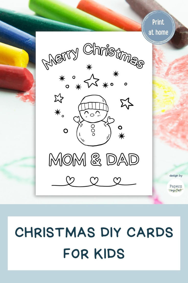 Christmas Diy Card For Parents | Merry Christmas Mom Dad, Mother throughout Free Printable Christmas Card For Dad