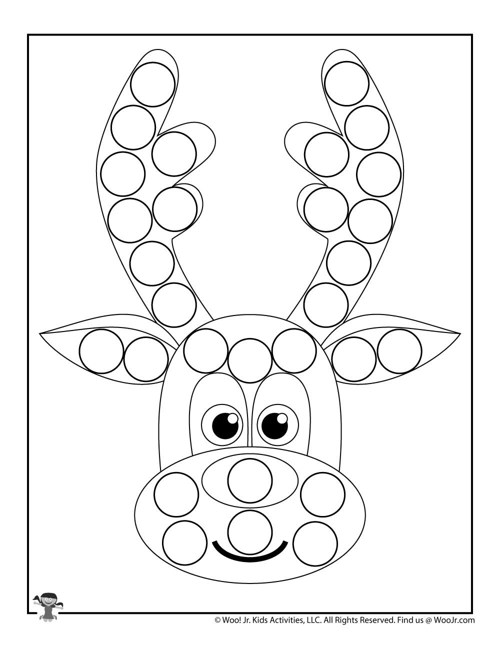 Christmas Dot Dot Printables - Printable Party Favors intended for Christmas Dot Painting Printable