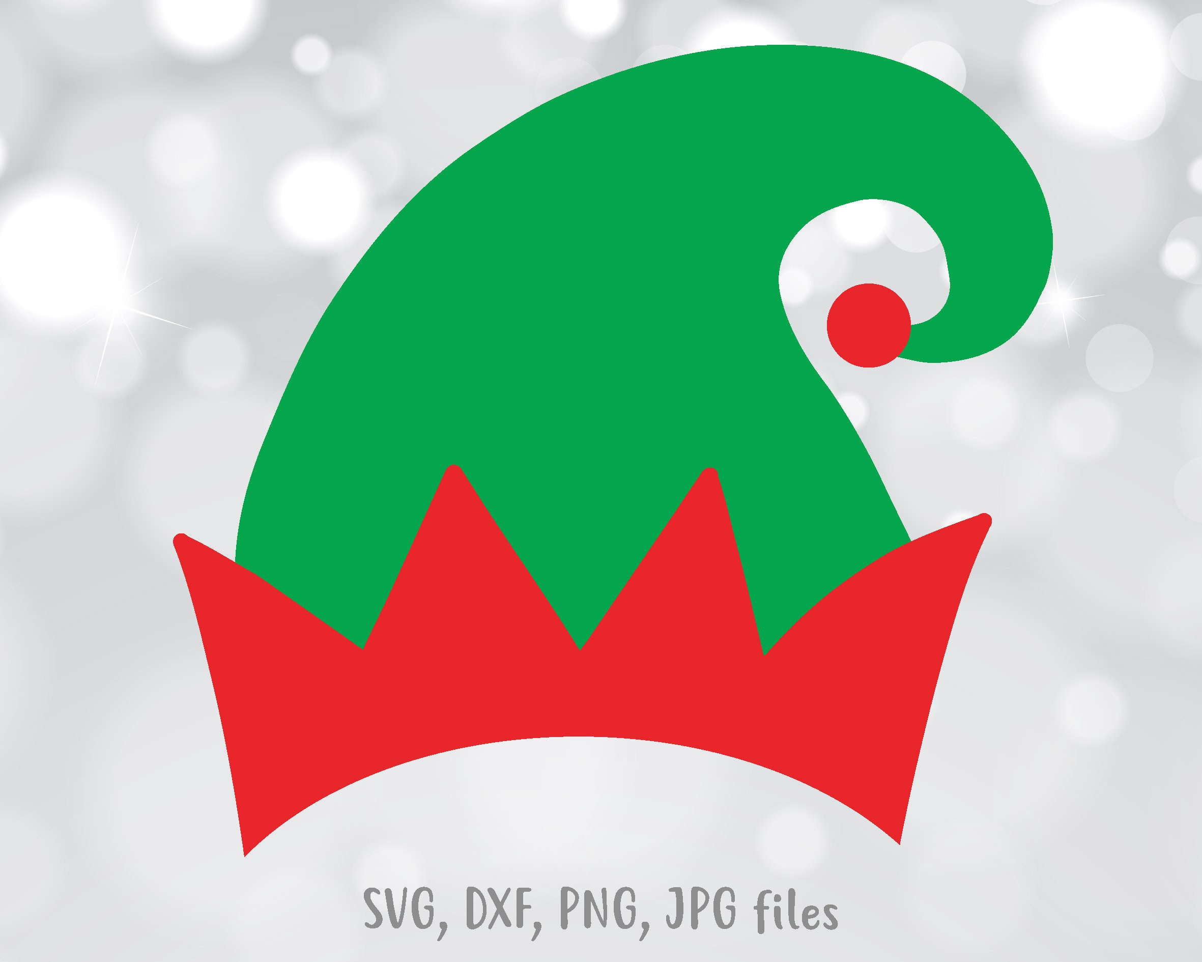 Christmas Elf Hat (Svg, Dxf, Png, Jpg) Cut File - Etsy Uk throughout Elf Hat Printable