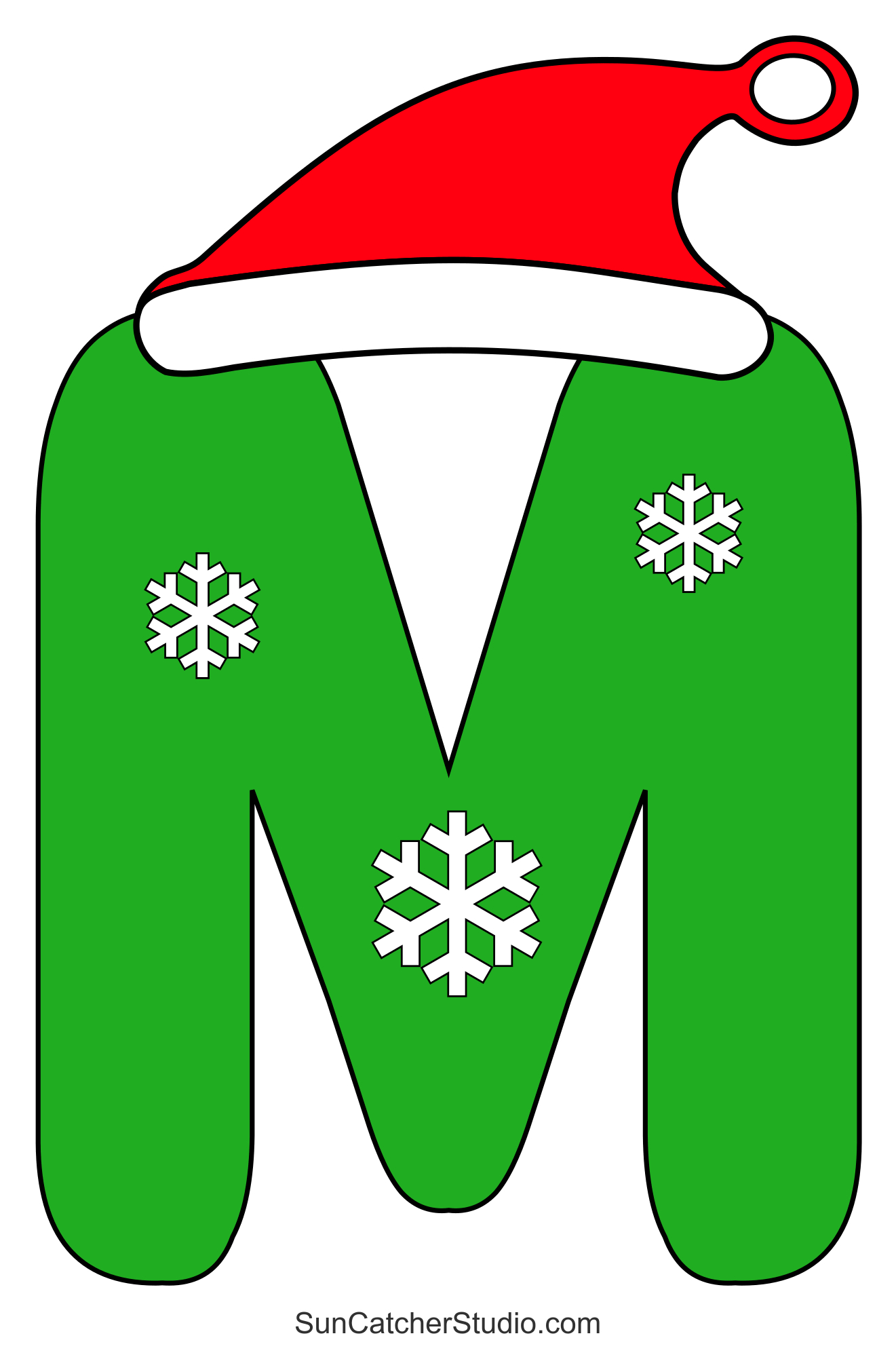 Christmas Font (Printable Alphabet Letters & Clipart) – Free in Christmas Alphabet Az Printable