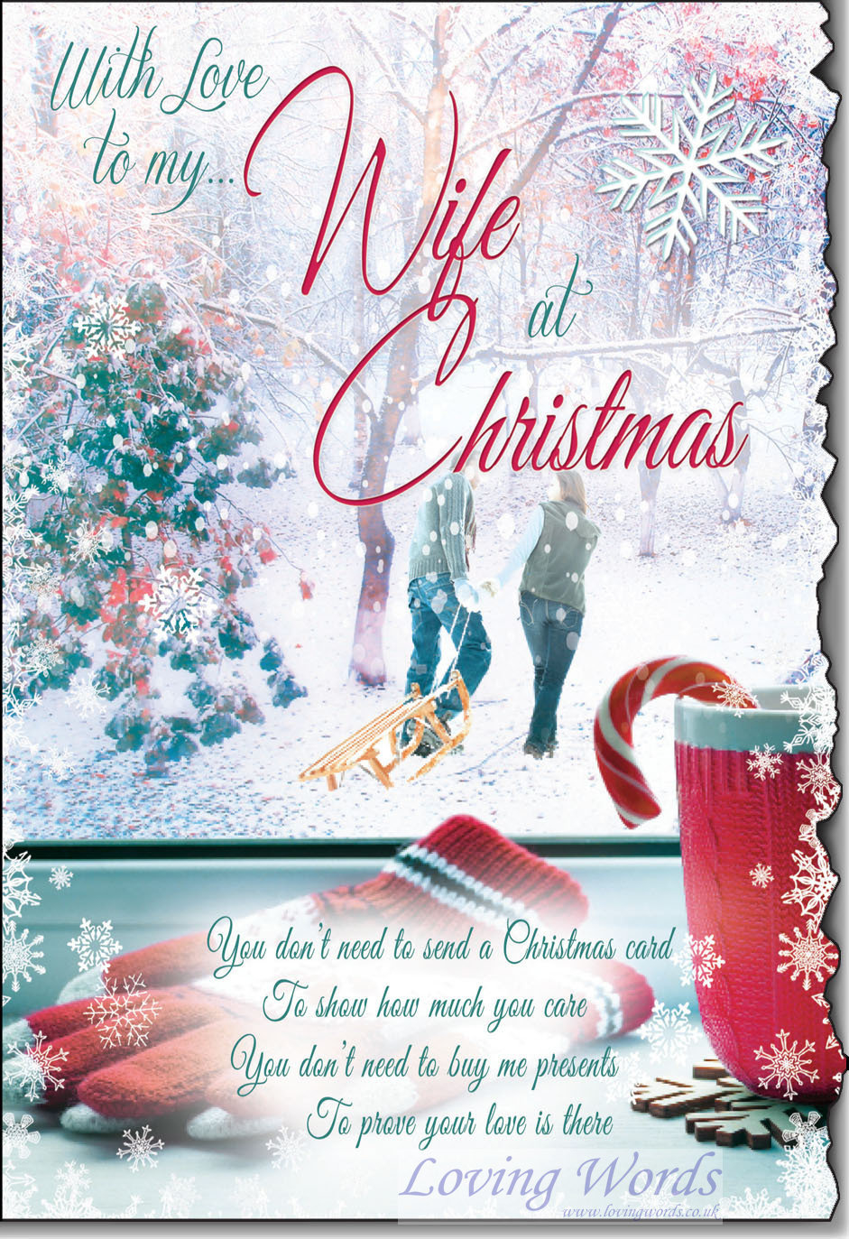 Christmas For My Wife Printable Christmas Cards For Wife Pastor pertaining to Printable Christmas Card For Wife with Love