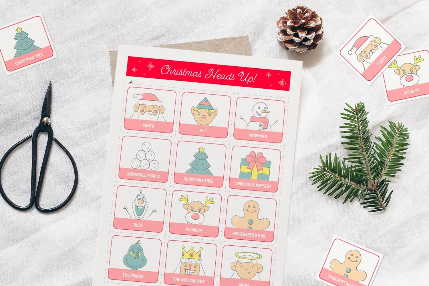 Christmas Games You Can Do From Home | Apartmentguide pertaining to Christmas Heads Up Printable