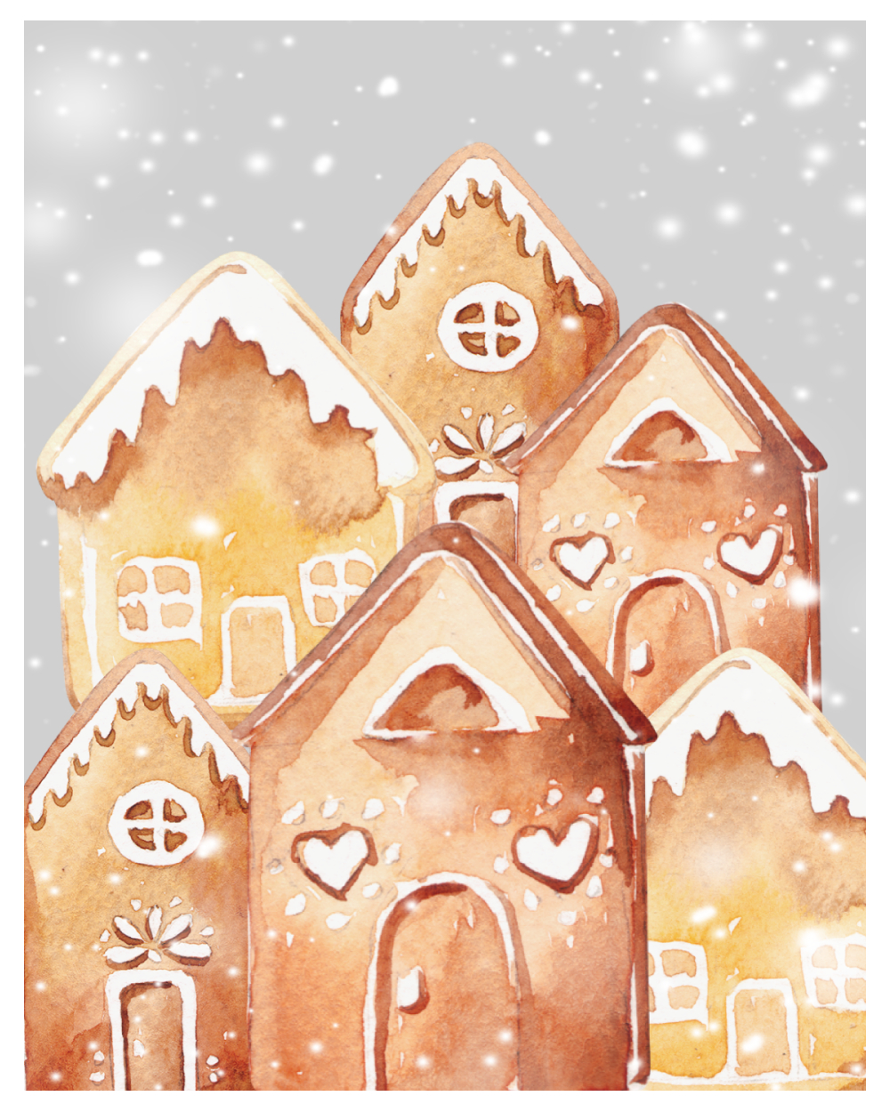 Christmas Gingerbread Printables - Clean And Scentsible with Gingerbread Village Printable