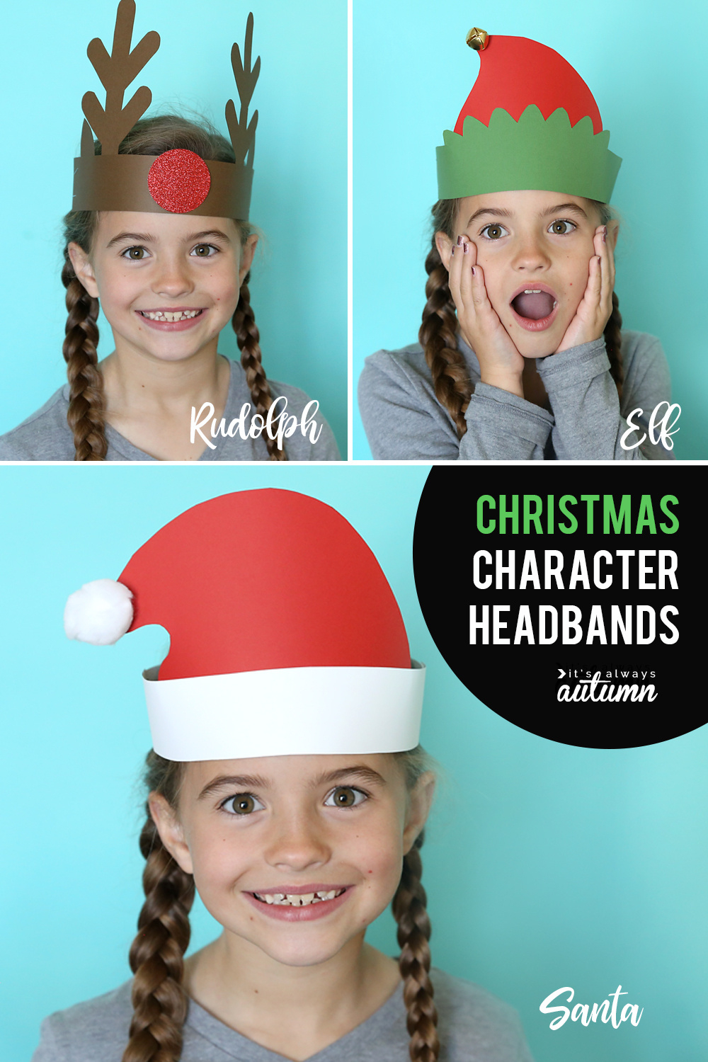 Christmas Headbands Craft - It'S Always Autumn within Christmas Headband Craft Template