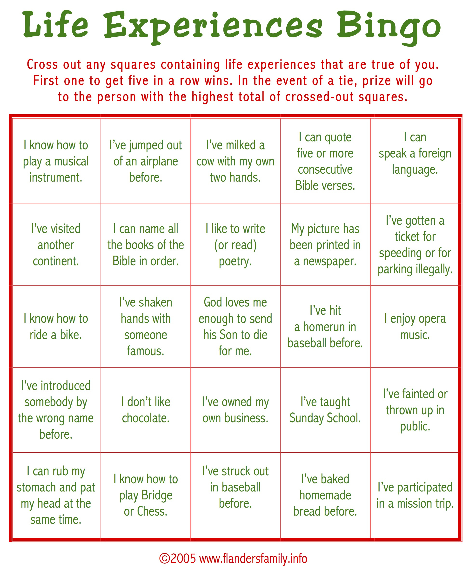 Christmas Ice Breaker Bingo (Free Printable) - Flanders Family within Christmas Bingo For Adults Printable