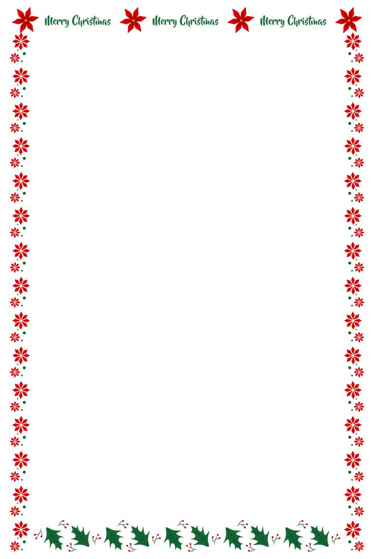 Christmas Letter Head - 14 Free Pdf Printables | Printablee intended for Printable Downloadable Christmas Letterhead