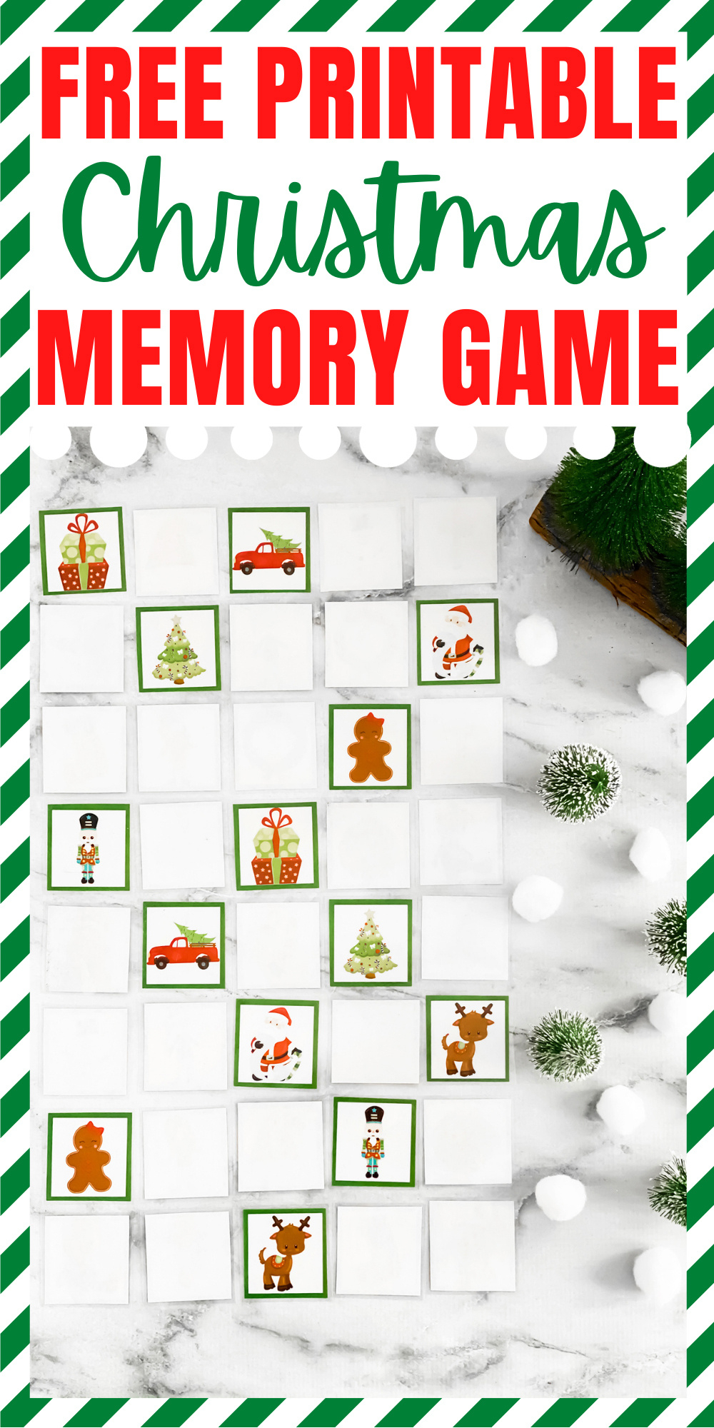 Christmas Memory Game - Free Printable - Extreme Couponing Mom with regard to Christmas Card Games Printable