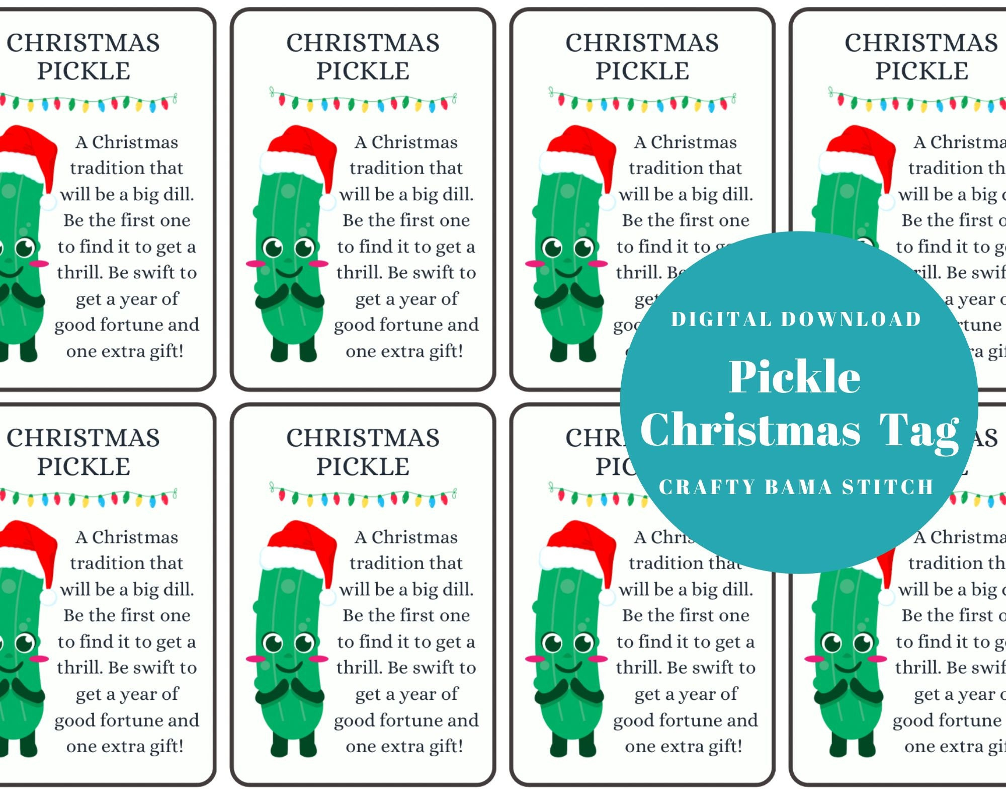 Christmas Pickle, Pickle Pdf, The Christmas Pickle, Plushie Pickle for Printable Christmas Pickle Story