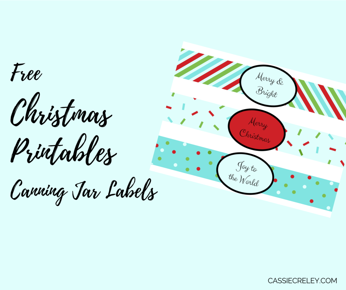 Christmas Printables—Mason Jar Labels for Printable Jar Labels Christmas
