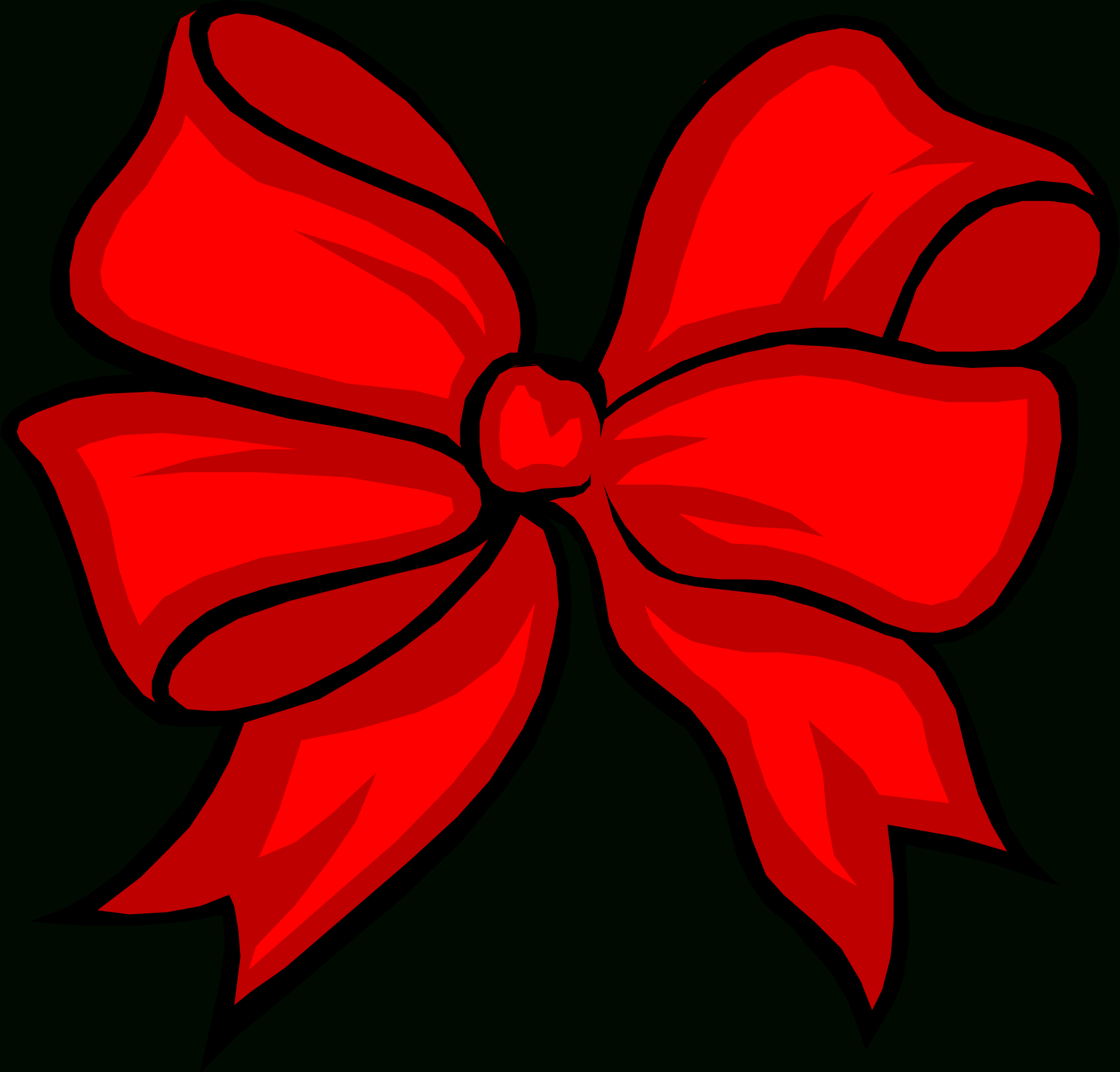 Christmas Red Bow - Free Vector Clipart Images On Creazilla inside Printable Red Christmas Bow