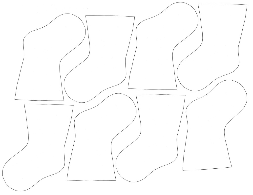 Christmas Stocking Templates - 30 Minute Crafts with Printable Mini Christmas Stocking Pattern