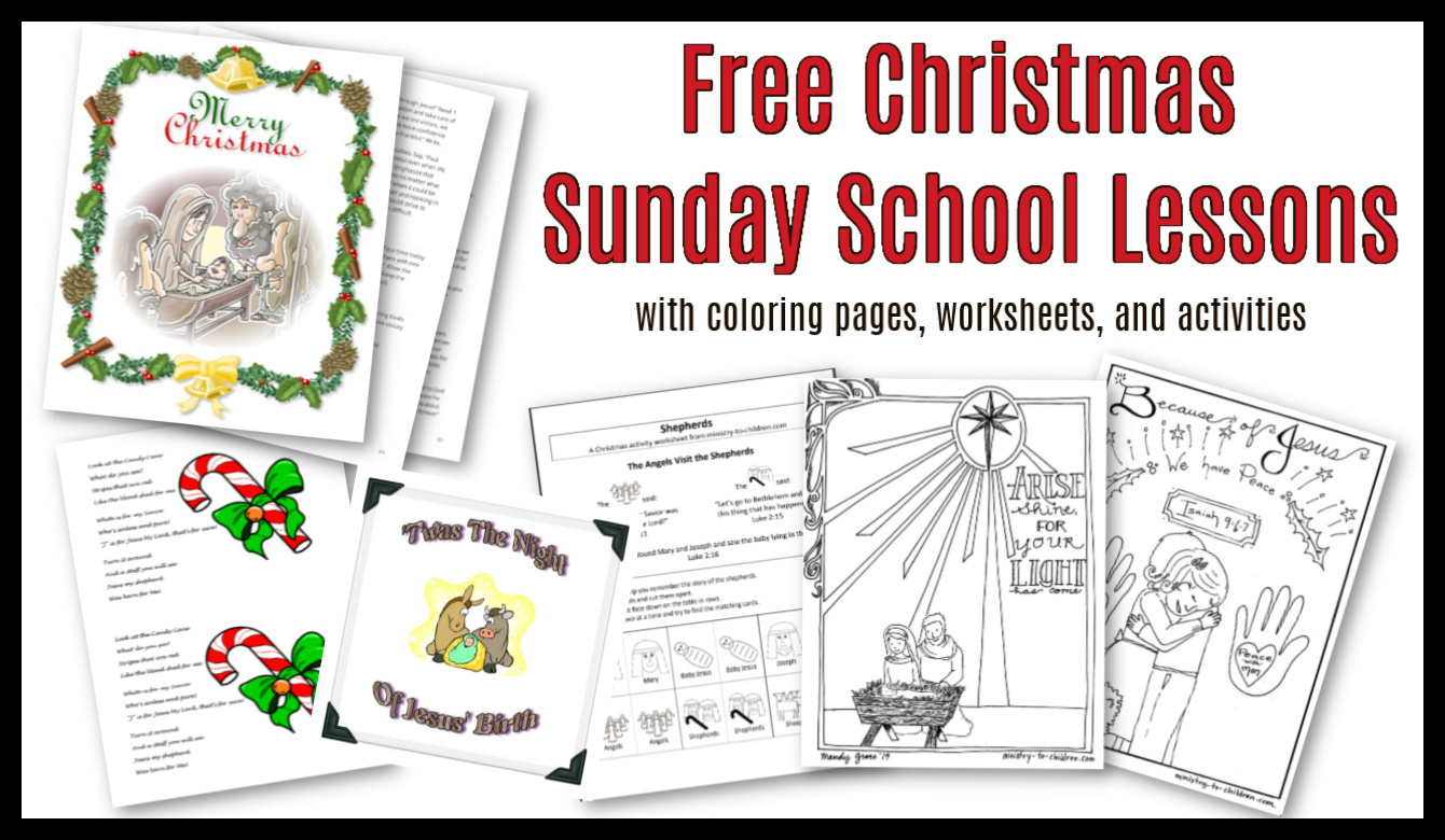 Christmas Sunday School Lessons & Activities | Pdf Sunday School in Free Printable Christmas Bible Study