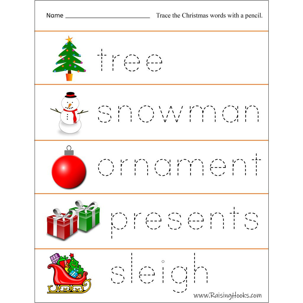 Christmas Tracing Worksheets - Raising Hooks with regard to Christmas Tracing Worksheets Printable