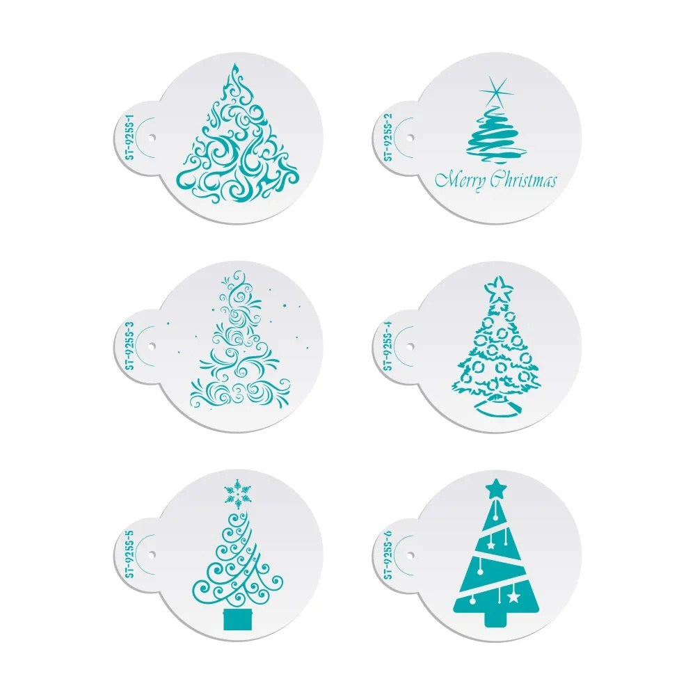 Christmas Tree Cake Stencil Wedding Party Cake Cookie Mould intended for Christmas Cake Stencils Printable