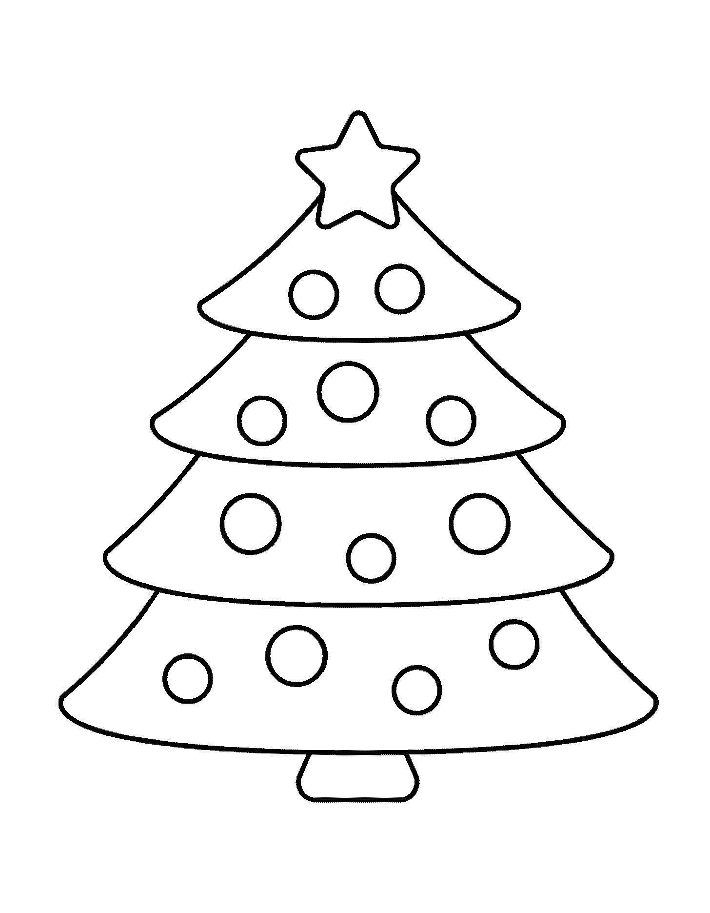 Christmas Tree Coloring Page - Etsy Sweden throughout Christmas Tree Coloring Printable