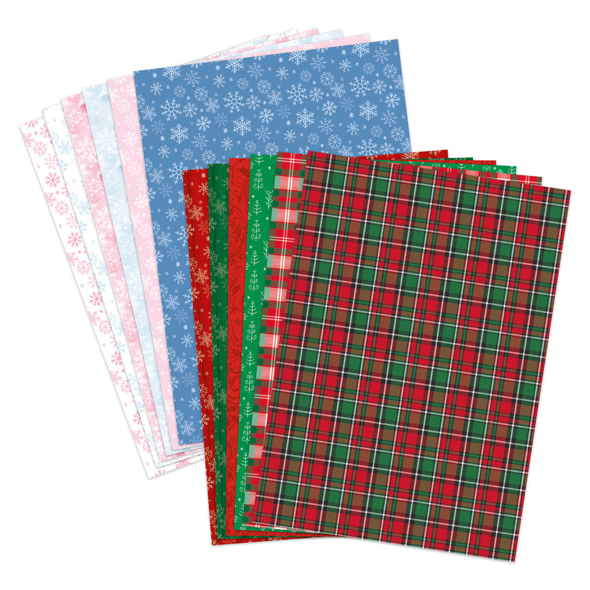 Christmas Variety Printed Cardstock, 24 Sheets with Printable Christmas Card Stock Paper