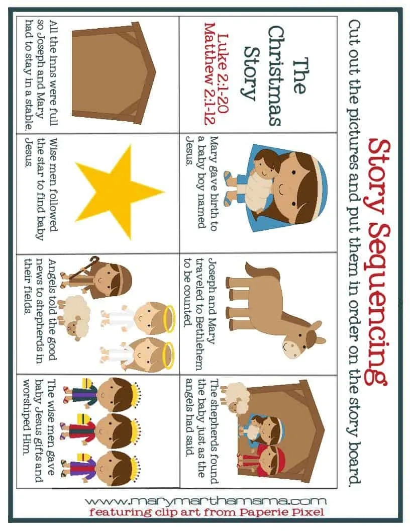 Christmas Worksheets For Preschoolers [Jesus&amp;#039; Birth] – Mary Martha within Christian Christmas Worksheets Printable Free