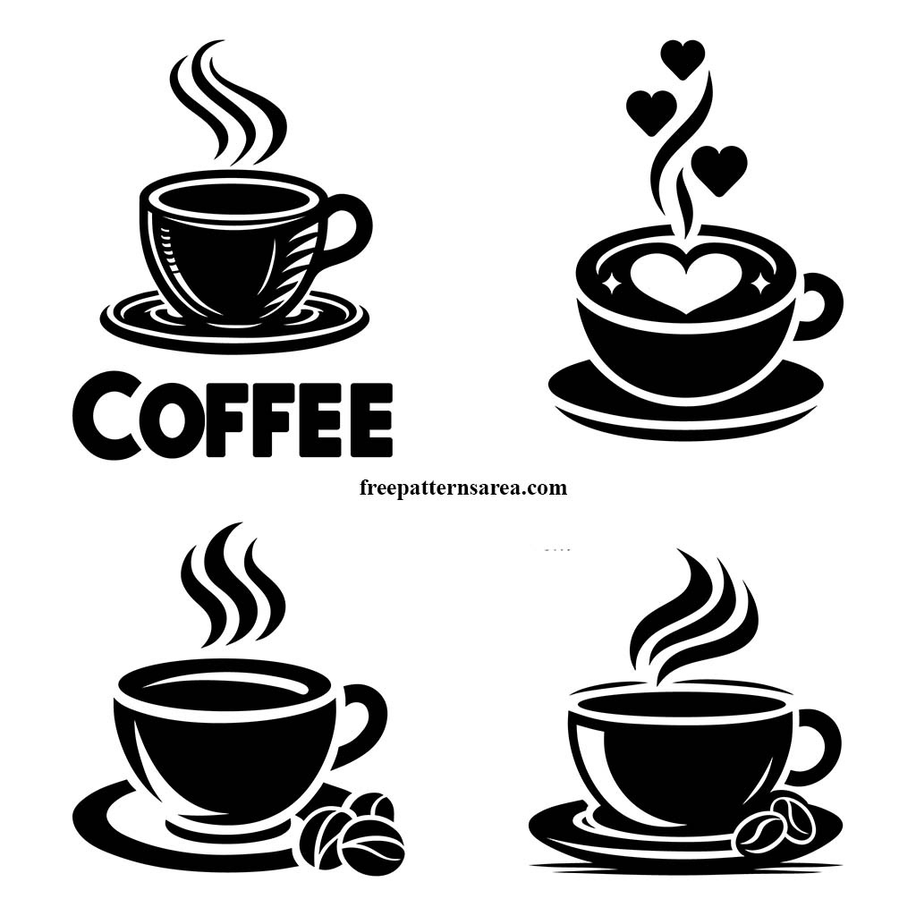 Coffee Cup Vector Art Images: Free Downloads - Freepatternsarea in Free Printable Coffee Mug Template