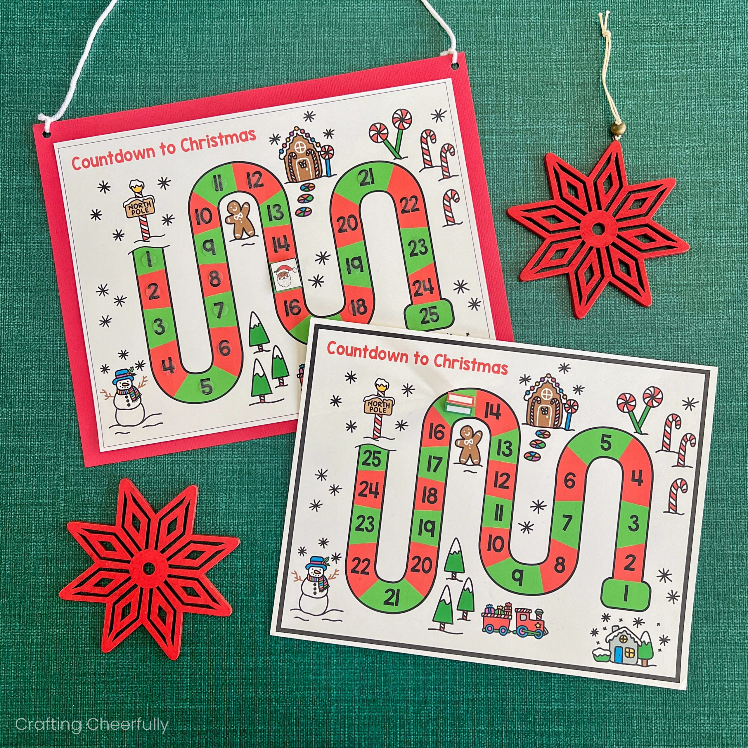 Countdown To Christmas Printable Activity - Crafting Cheerfully throughout Printable Countdown To Christmas