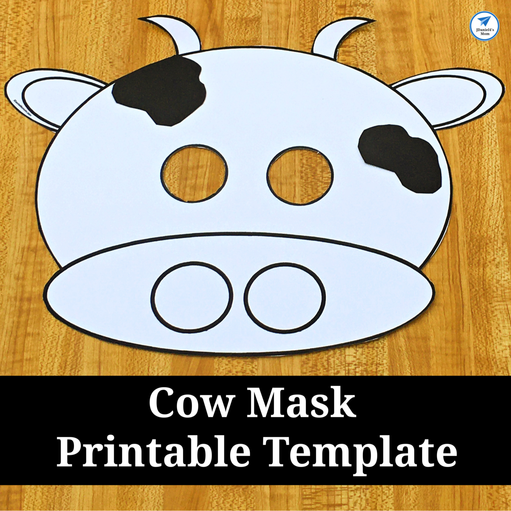 Cow Mask Printable Template - Jdaniel4S Mom inside Free Printable Farm Animal Masks Template