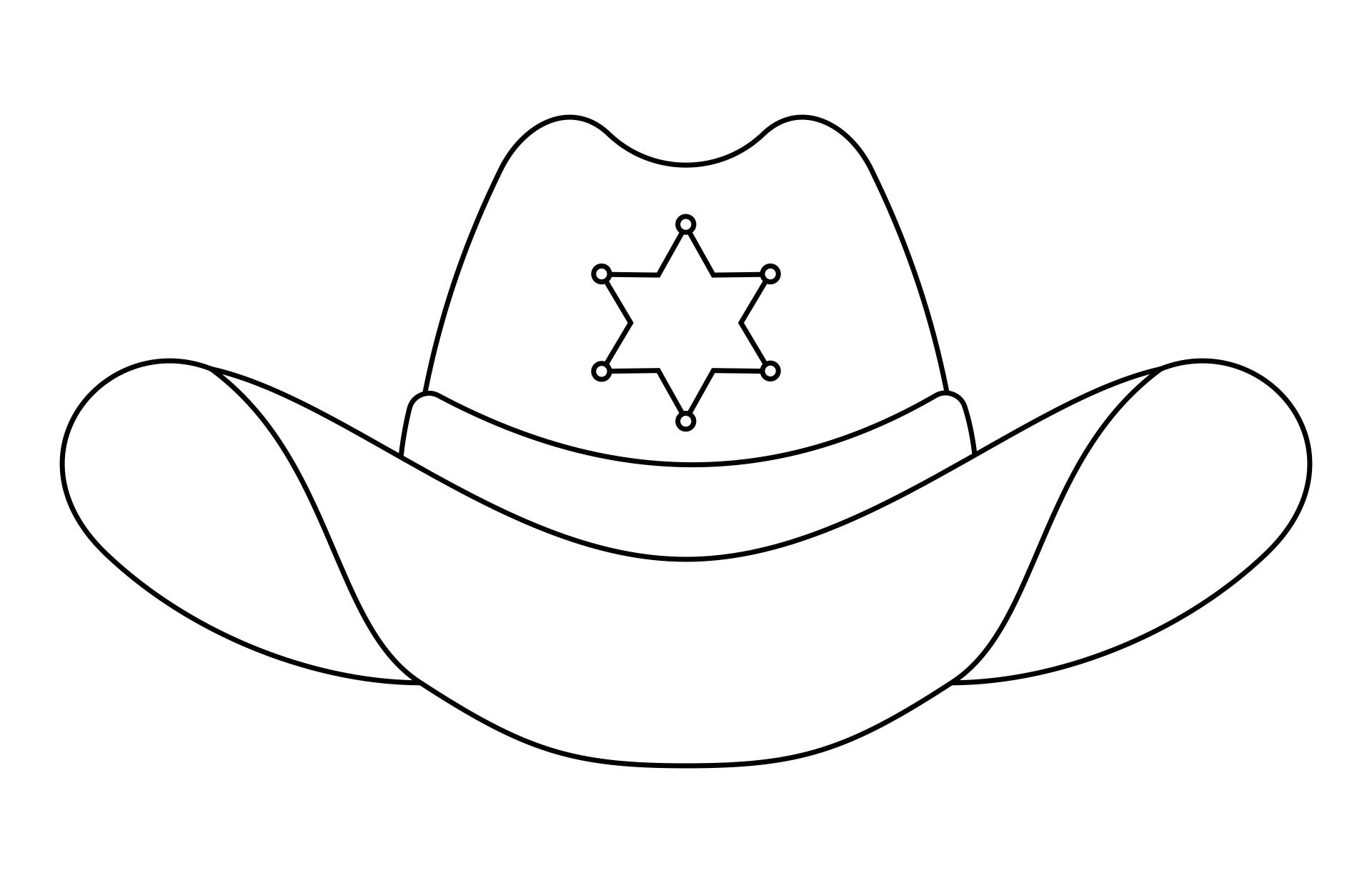 Cowboy Hat Template - 10 Free Pdf Printables | Printablee In 2025 for Cowboy Hat Printable Template