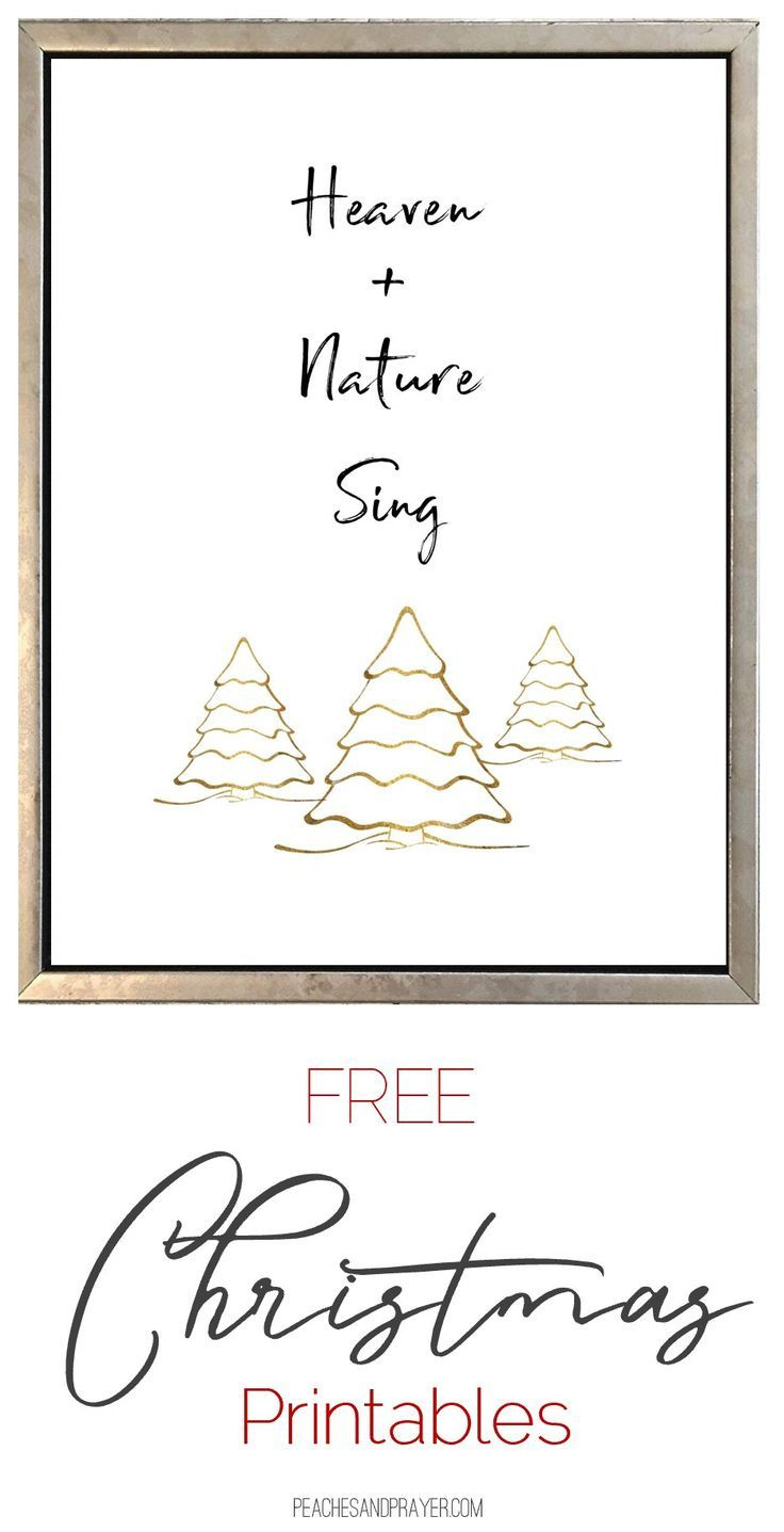 Cozy & Festive Christmas Printables throughout Religious Christmas Printable Free