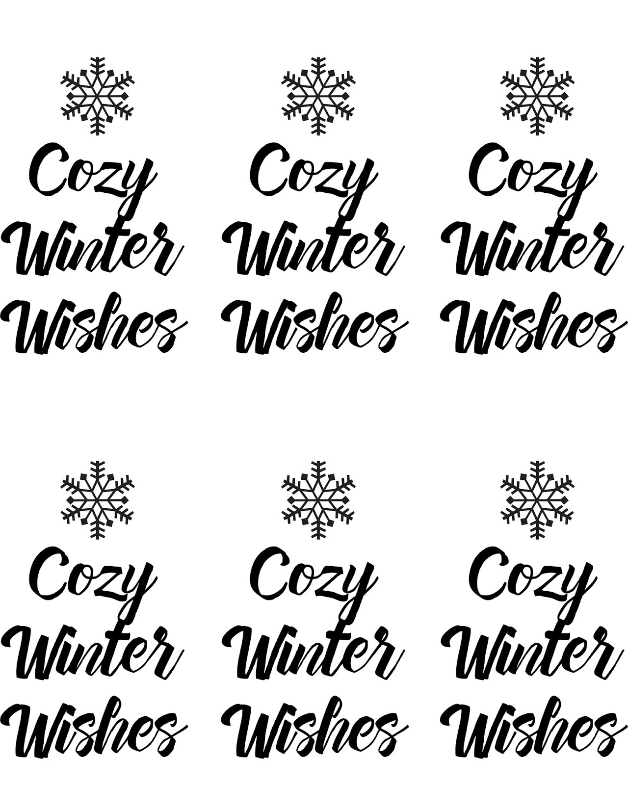Cozy Winter Wishes Gift With Free Printable! pertaining to Wishing You A Warm And Cozy Christmas Free Printable