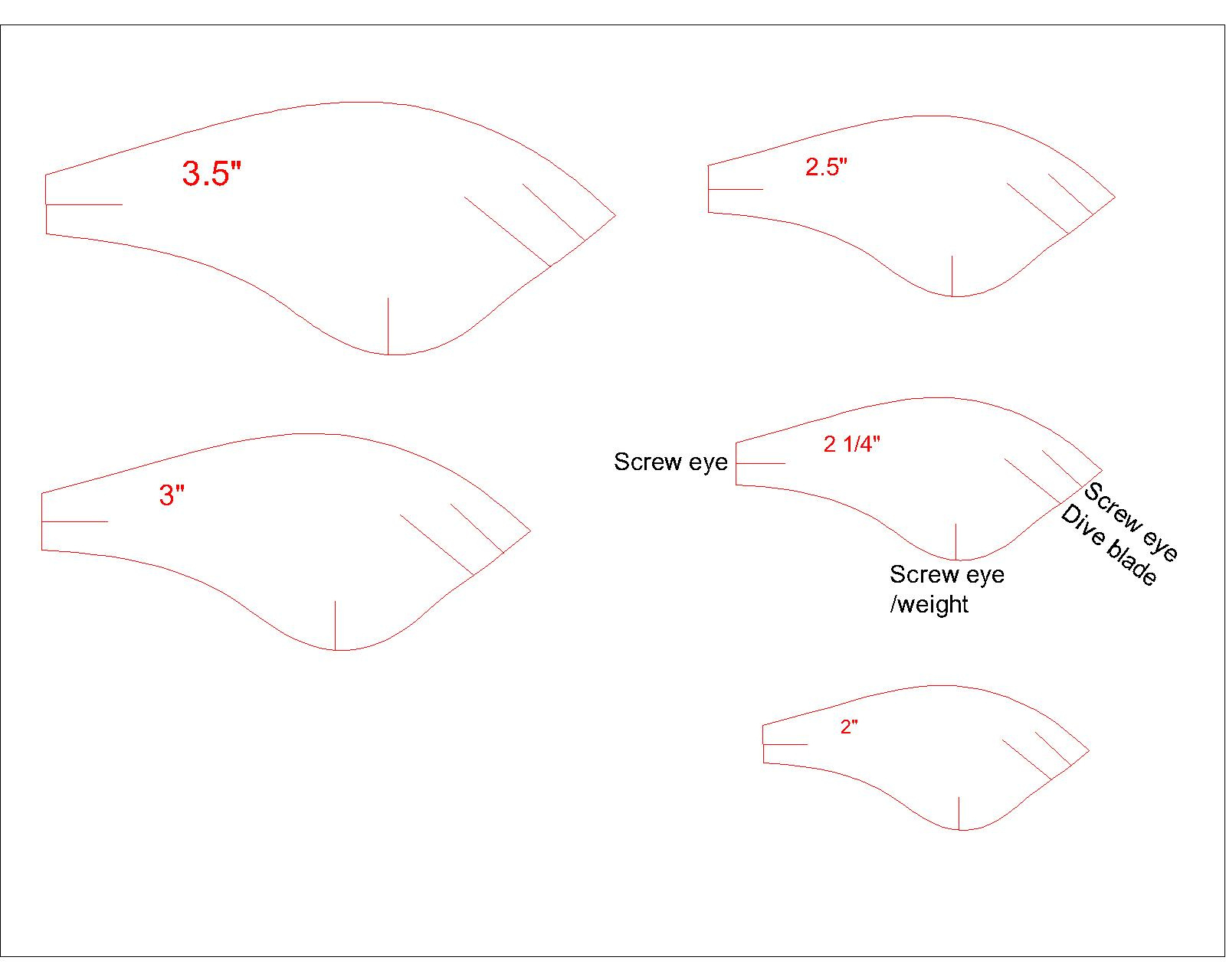 D Baits – 3.5″ Flat Sided Crankbaits | Confessions Of A Fisherman inside Free Printable Fishing Lure Template