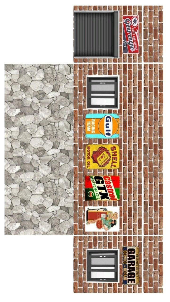 Diorama Hot Wheels Match Box 1:64 with Free Printable 1-64 Diorama