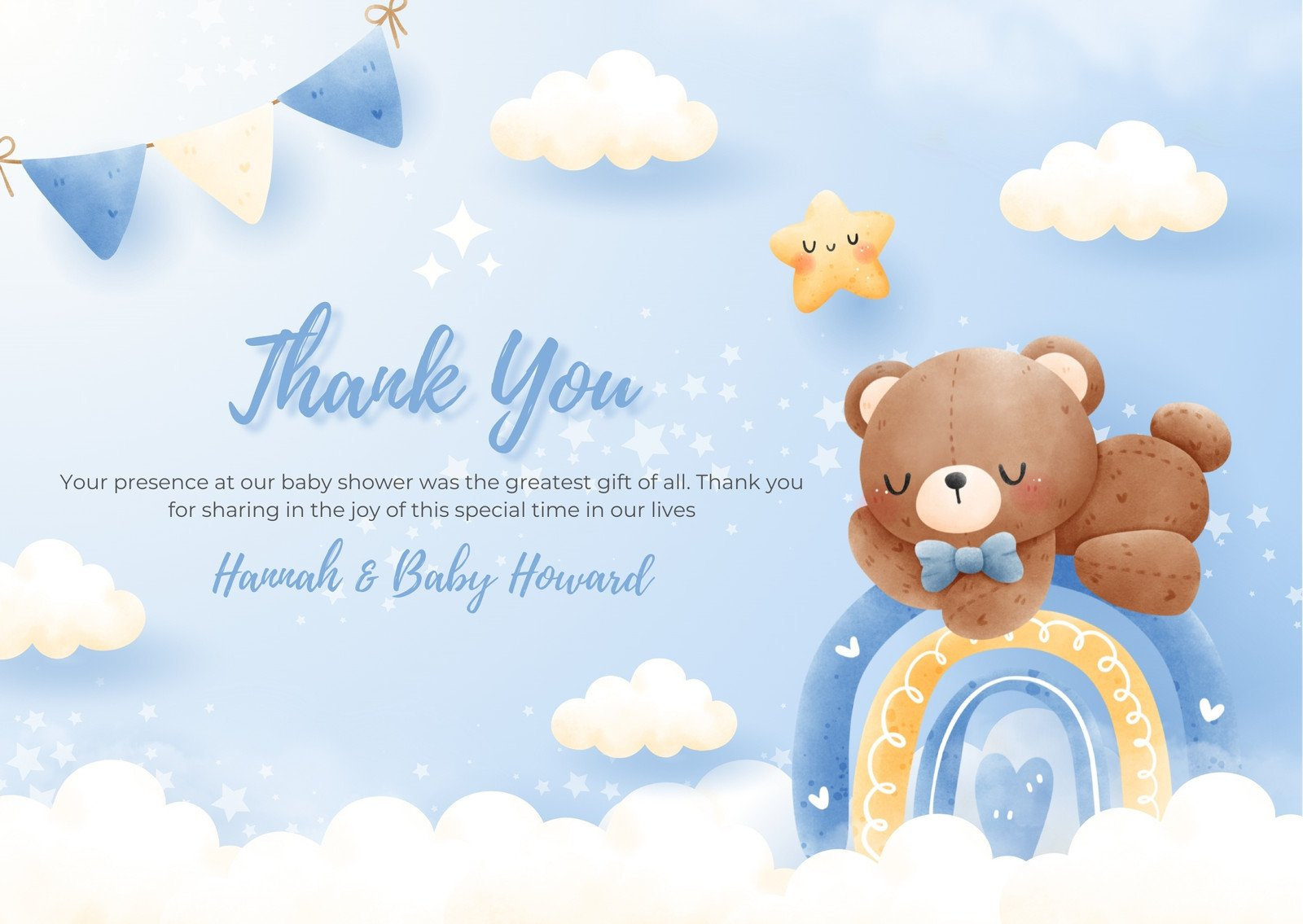 Discount Thank You Card For Baby Gift Hot Sale pertaining to Free Printable Cards Baby Thank You