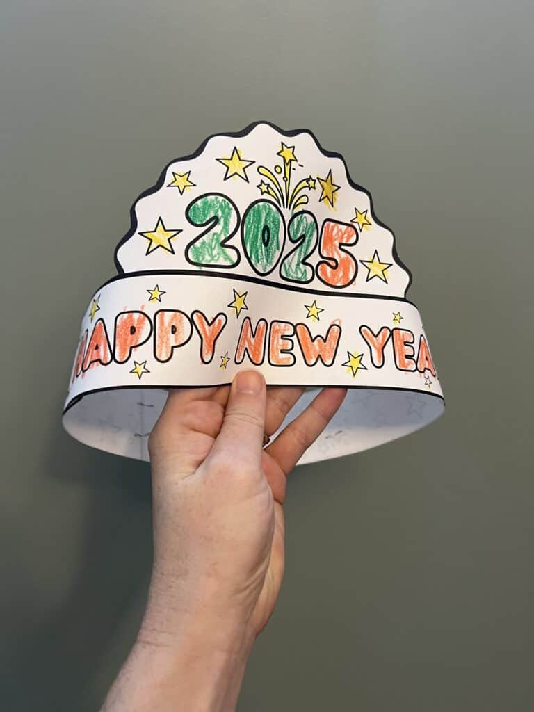 Diy 2026 New Year'S Hat Printable: Fun & Easy Kids' Craft For New with regard to Free Printable New Years Hat 2026