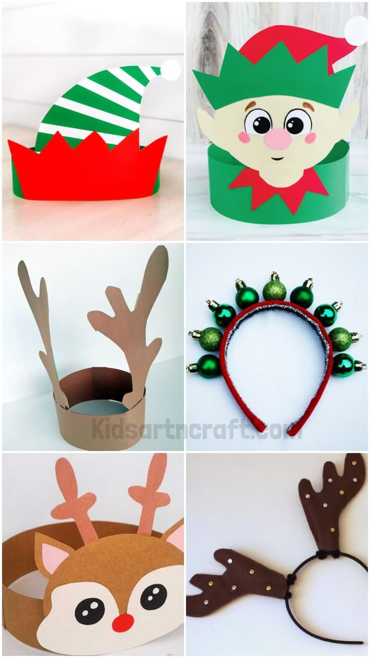 Diy Christmas Headband To Make This Festival - Kids Art & Craft regarding Christmas Headband Craft Template