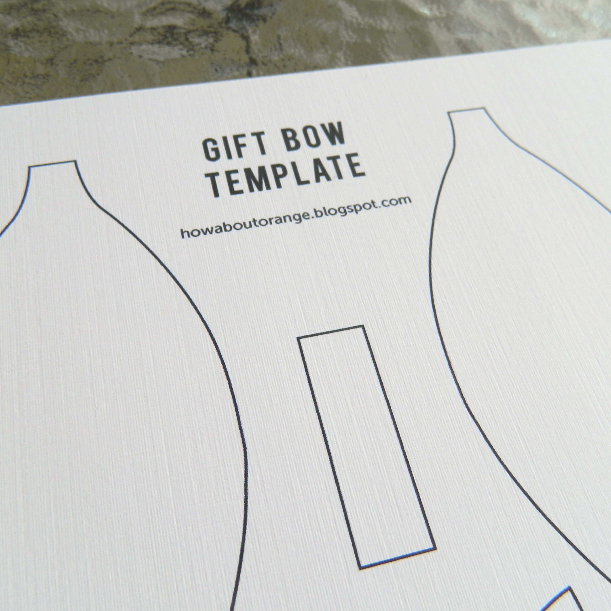 Diy Gift Bow: Make It &amp;amp; Take A Bow ;) – Leave Your Imprint for Christmas Bow Template Printable