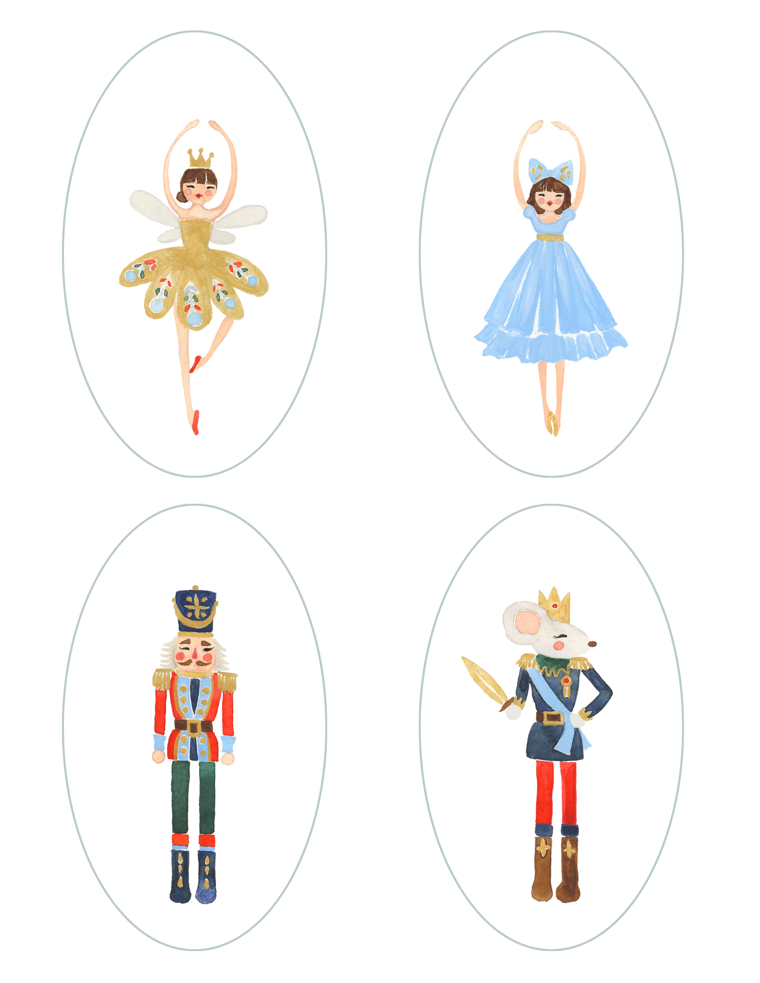Diy Printable Nutcracker Ornaments - Sincerely, Marie Designs regarding Nutcracker Ornament Printable