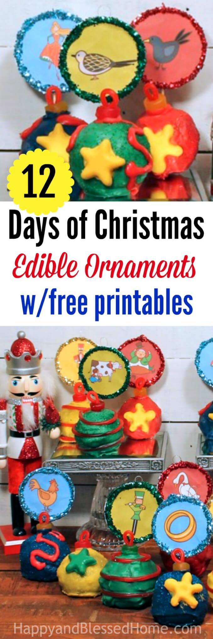 Download Free 12 Days Of Christmas Printable Ornaments - Happy And with regard to 12 Days Of Christmas Printable Ornaments
