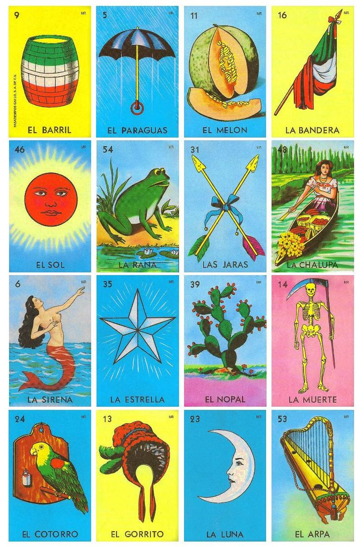 Downloadable Printable Loteria Cards - Downloadable Printable pertaining to Free Printable Mexican Loteria Cards