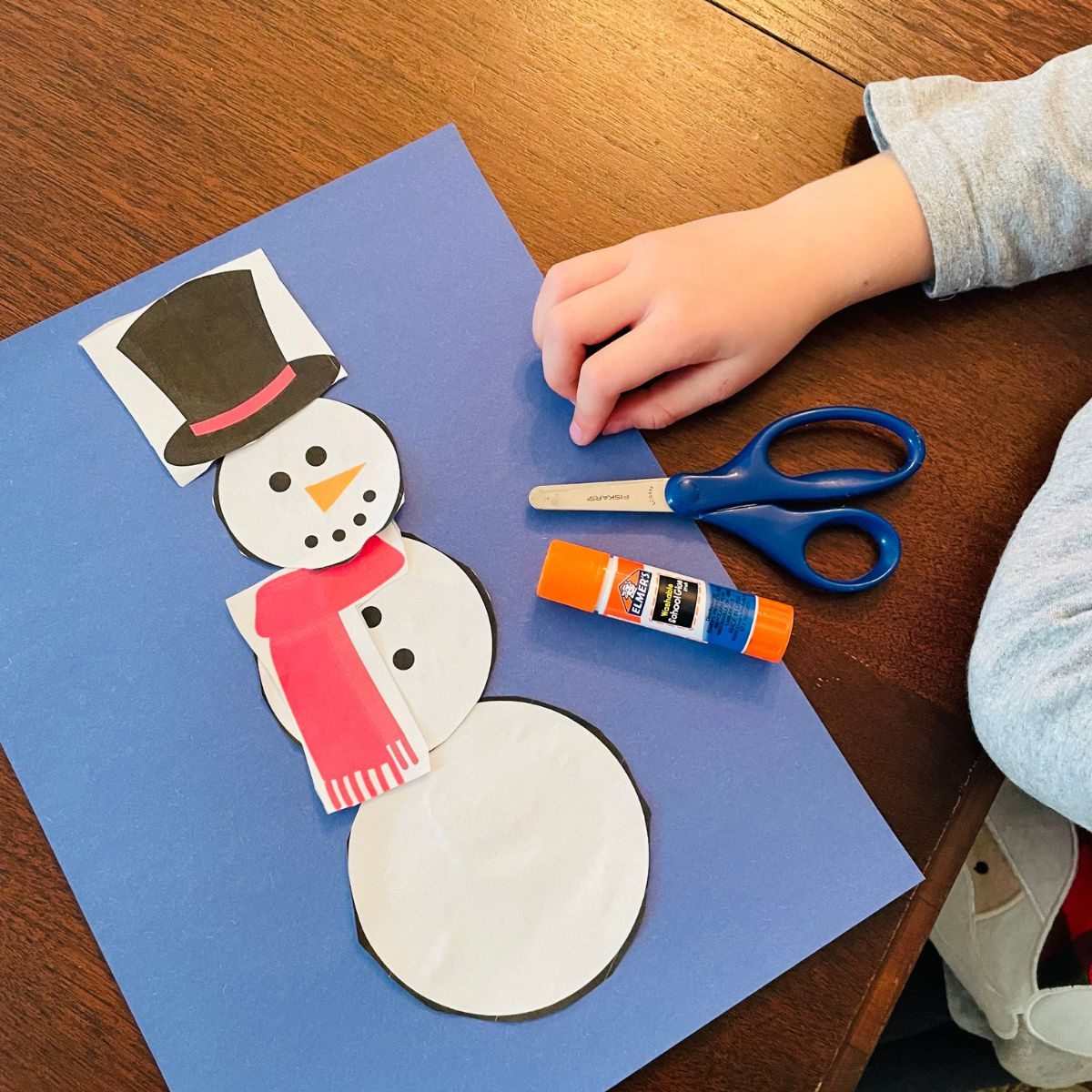 ☃️ Cut Out And Build A Snowman Printable (Free!) intended for Paper Snowman Printable