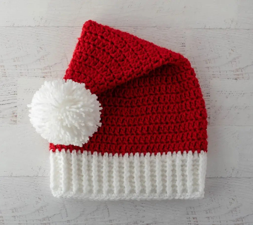Easy And Festive Crochet Santa Hat - Crochet 365 Knit Too regarding Free Printable Crochet Pattern For Santa Hat