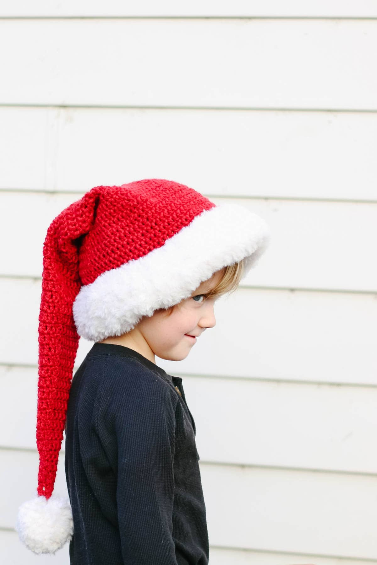 Easy Classic Santa Hat Crochet Pattern within Free Printable Crochet Pattern For Santa Hat
