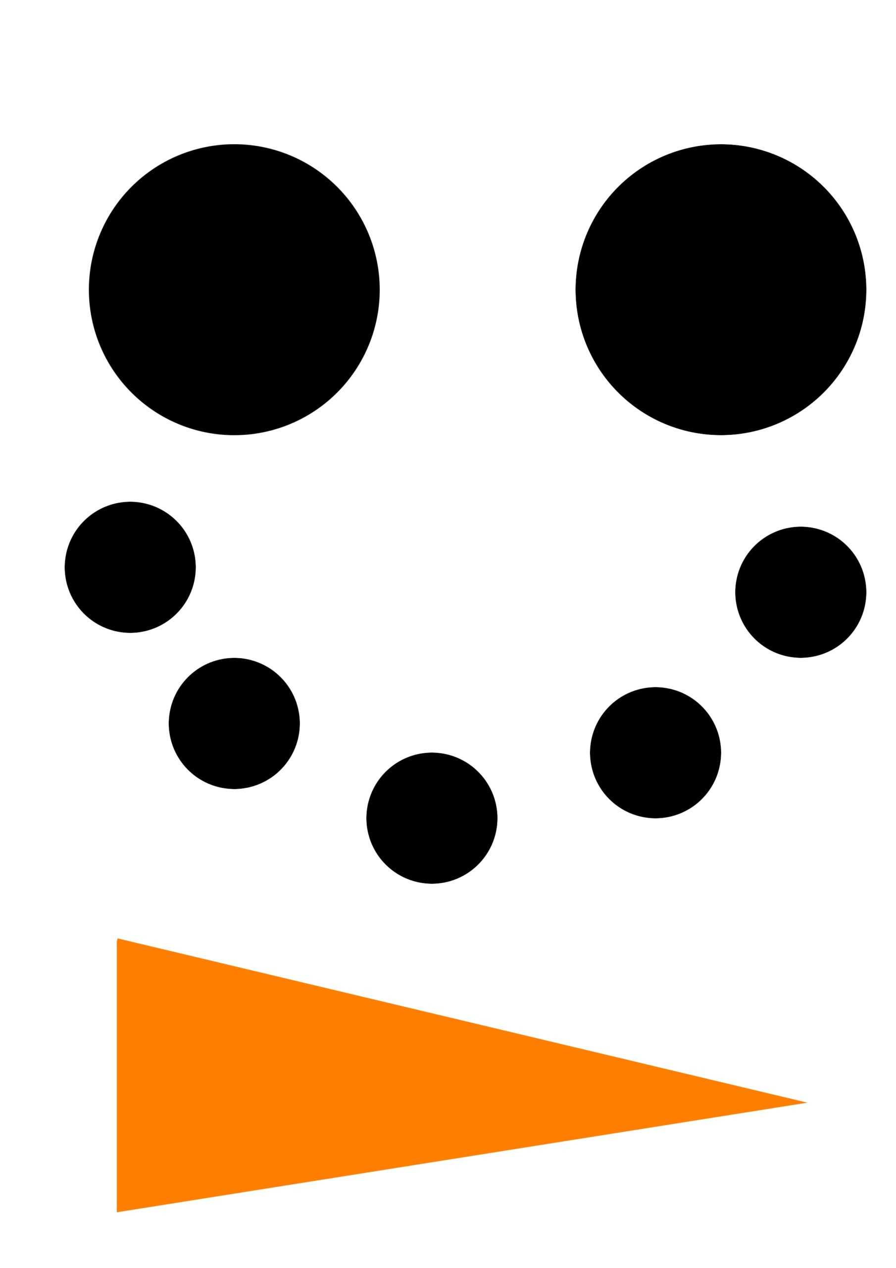 Easy Snowman Door Free Printable - The-Gingerbread-House.co.uk intended for Printable Snowman For Door