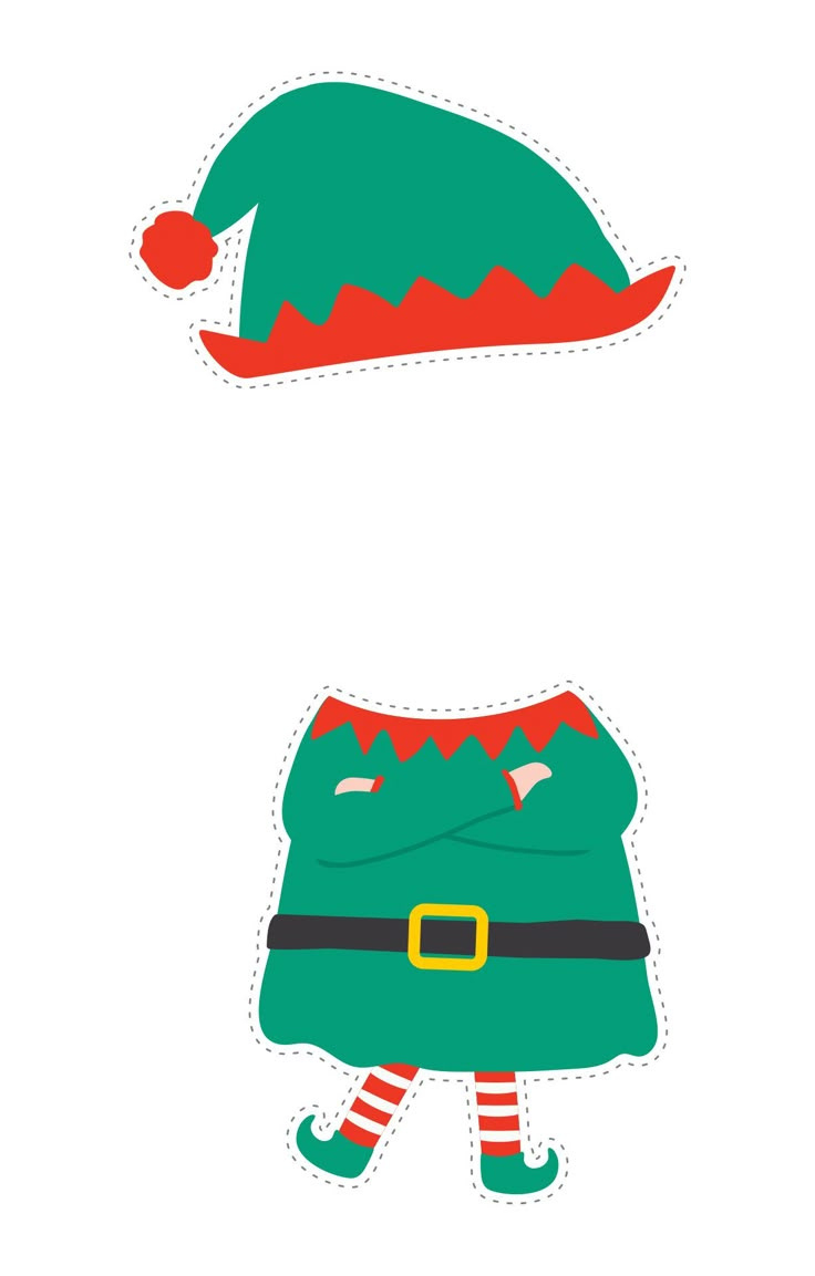 Elf Christmas Templates - 17 Free Pdf Printables | Printablee with Christmas Elf Template Printable