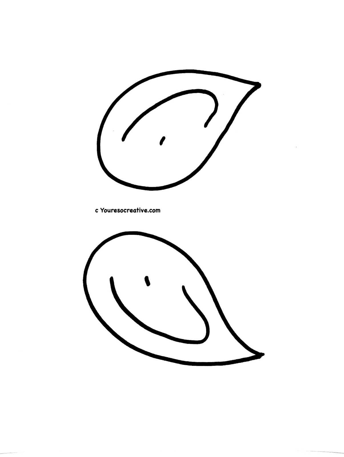 Elf Ears Template Free Printable intended for Elf Ears Printable