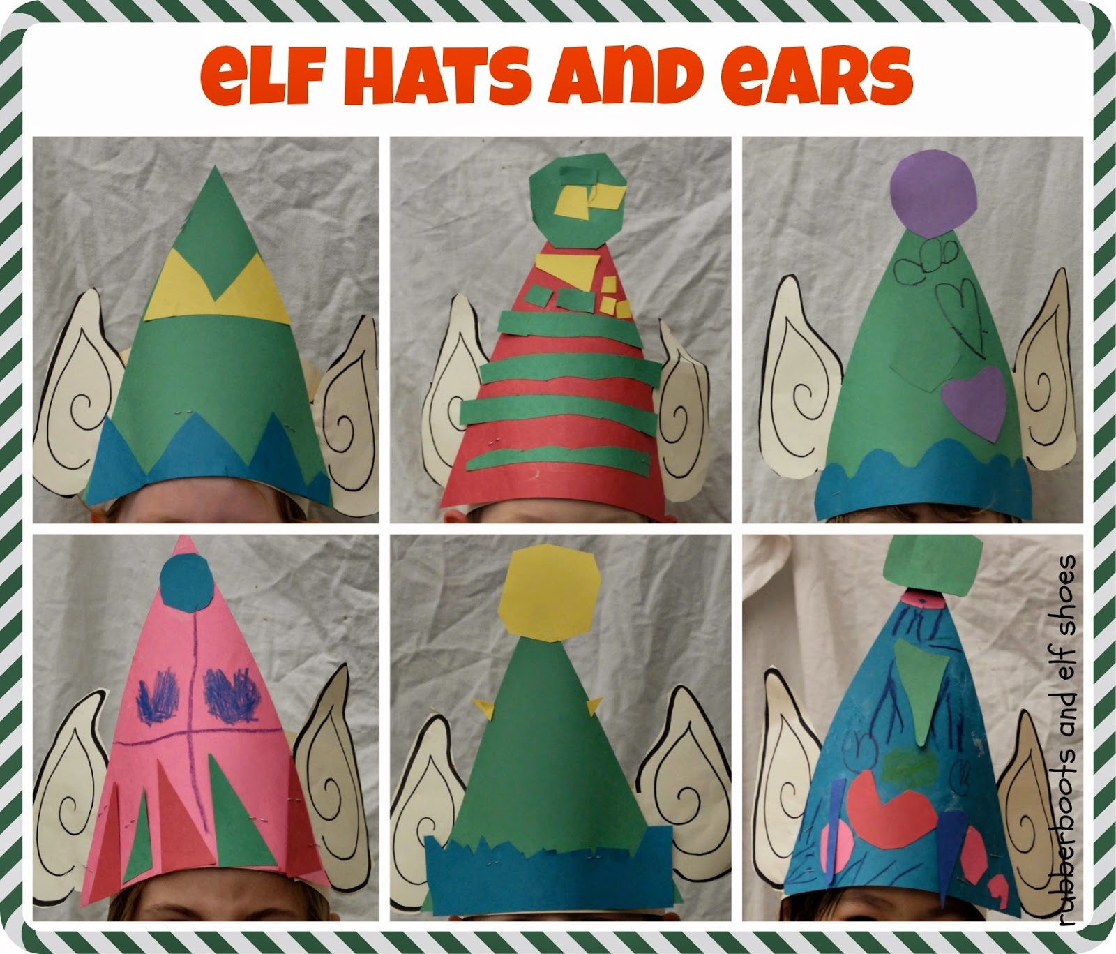 Elf Hat And Ears - Rubber Boots And Elf Shoes pertaining to Elf Hat Printable
