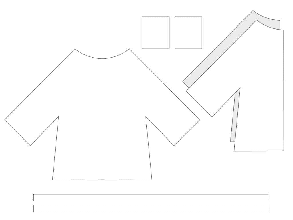 Elf On The Shelf Bathrobe Pattern - See Kate Sew intended for Printable Elf On The Shelf Clothes Template